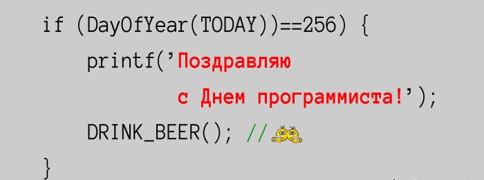 С Днем программиста!!!