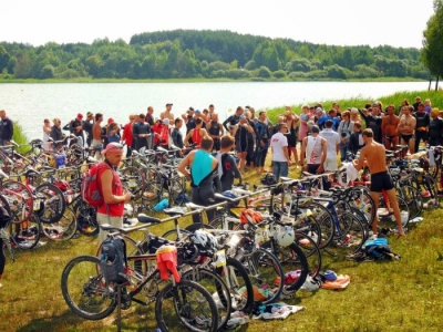 Транзитная зона соревнований Half-Ironman 2013 года